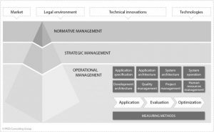 Management model for increasing productivity in software development
